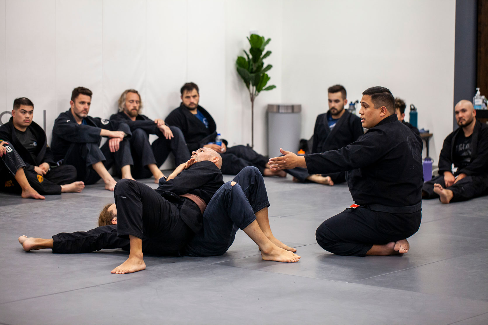 Jiu-Jitsu training at Espiritu academy in Oxnard